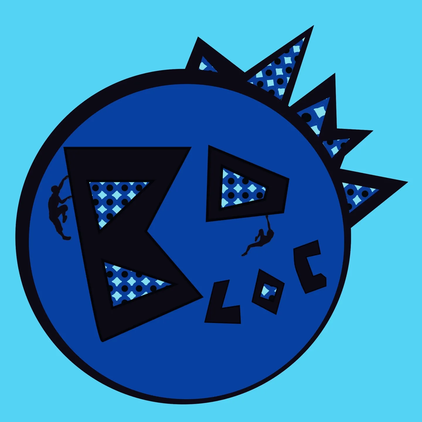 Version bleue fond clair — BD Bloc, visuel MGZ visuals