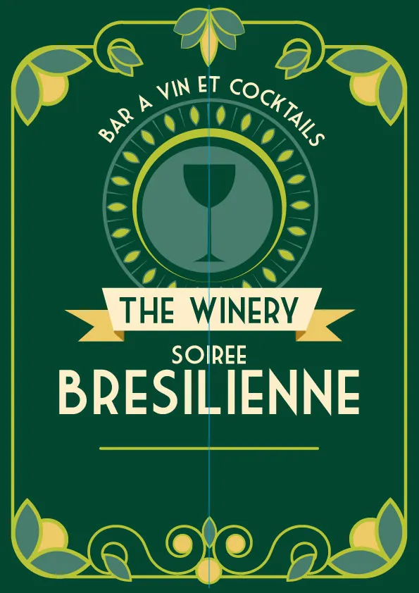 Vin et cocktails — The Winery, visuel MGZ visuals